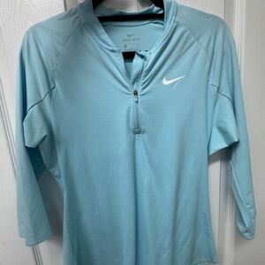 Nike Dri-FIT Aqua Blue Performance Top